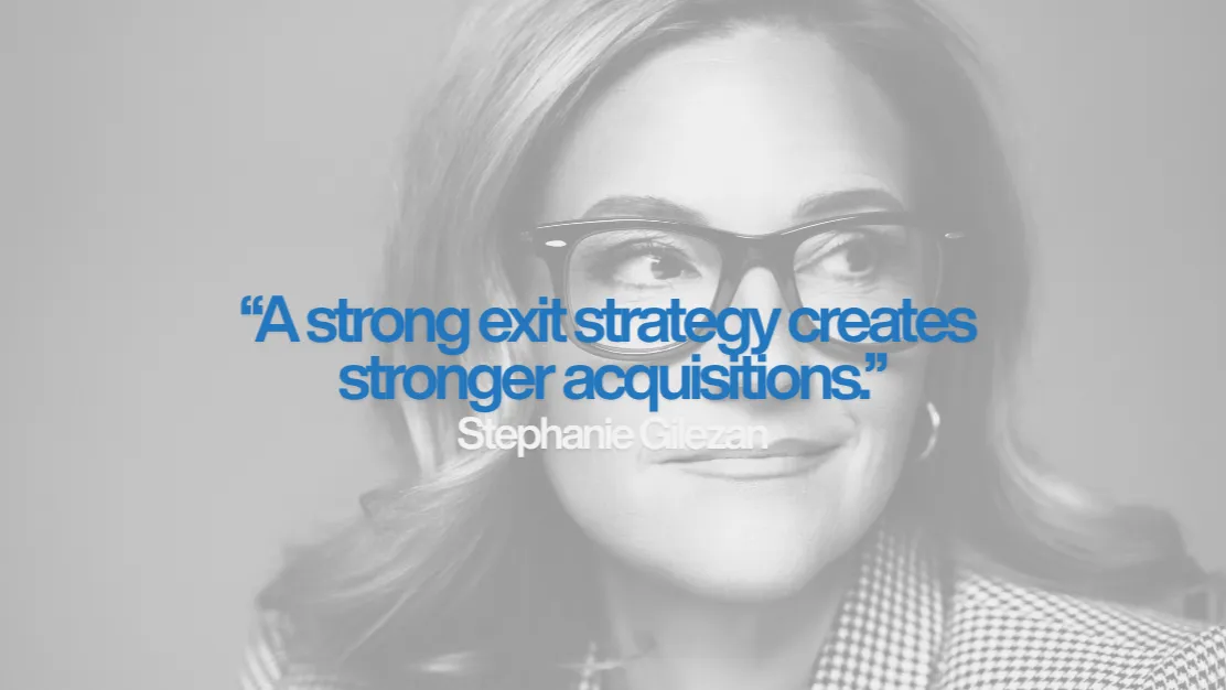 Stephanie Gilezan quote graphic for the article Carrying Dead Weight Is the Most Expensive Mistake in Commercial Real Estate