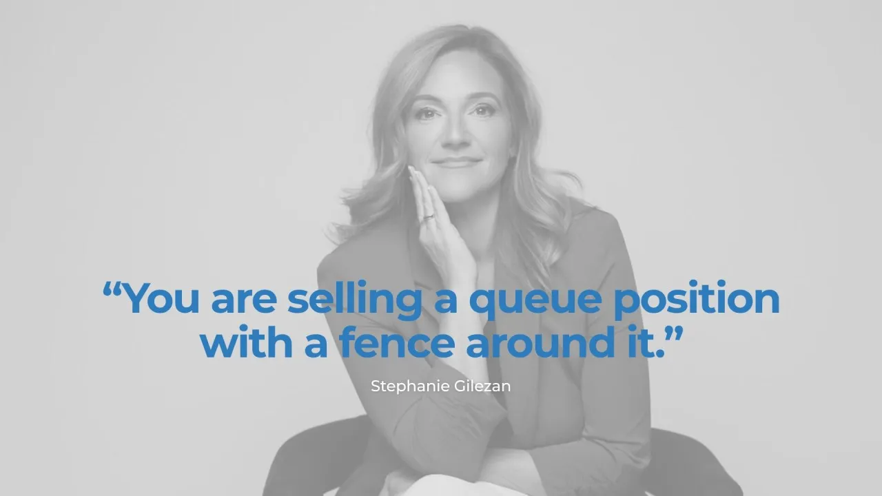 Stephanie Gilezan quote graphic for the article Nobody Is Paying $6 Million an Acre for Dirt