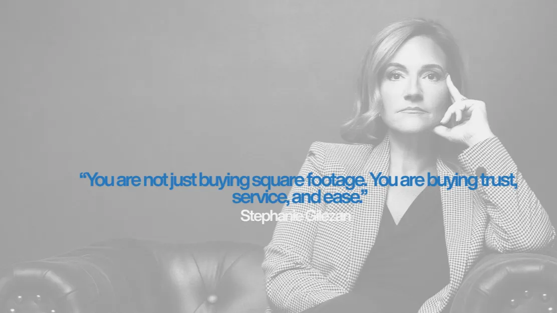 Stephanie Gilezan quote graphic for the article Branded Residences: Why They Have Become One of the Most Powerful Plays in Luxury Real Estate